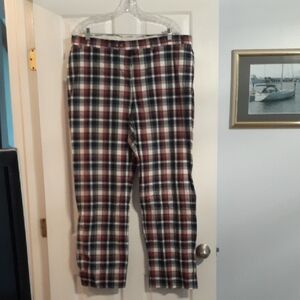 Brooks Brothers Red and Blue Plaid Men's Pants